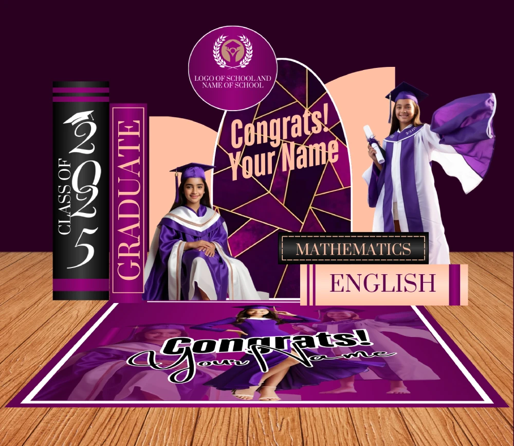 Copy of EZPZ Lux Purple Grad - Arch Wall (1) (1)