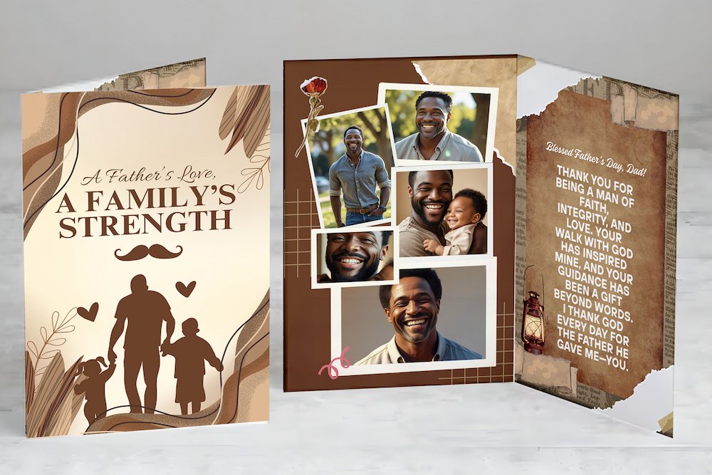 Copy of A Father’s Love, A Family’s Strength - Jumbo Card