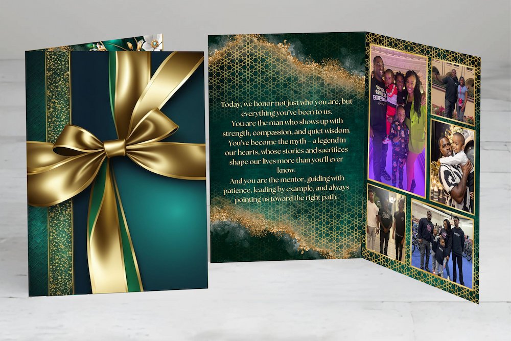 Copy of Covered by Grace, Guided by Dad - Jumbo Card