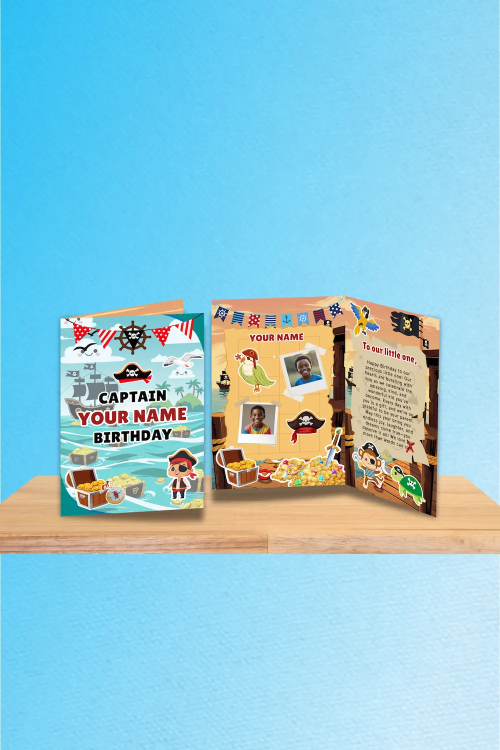 Copy of Cute Pirate - Jumbo Card (1)