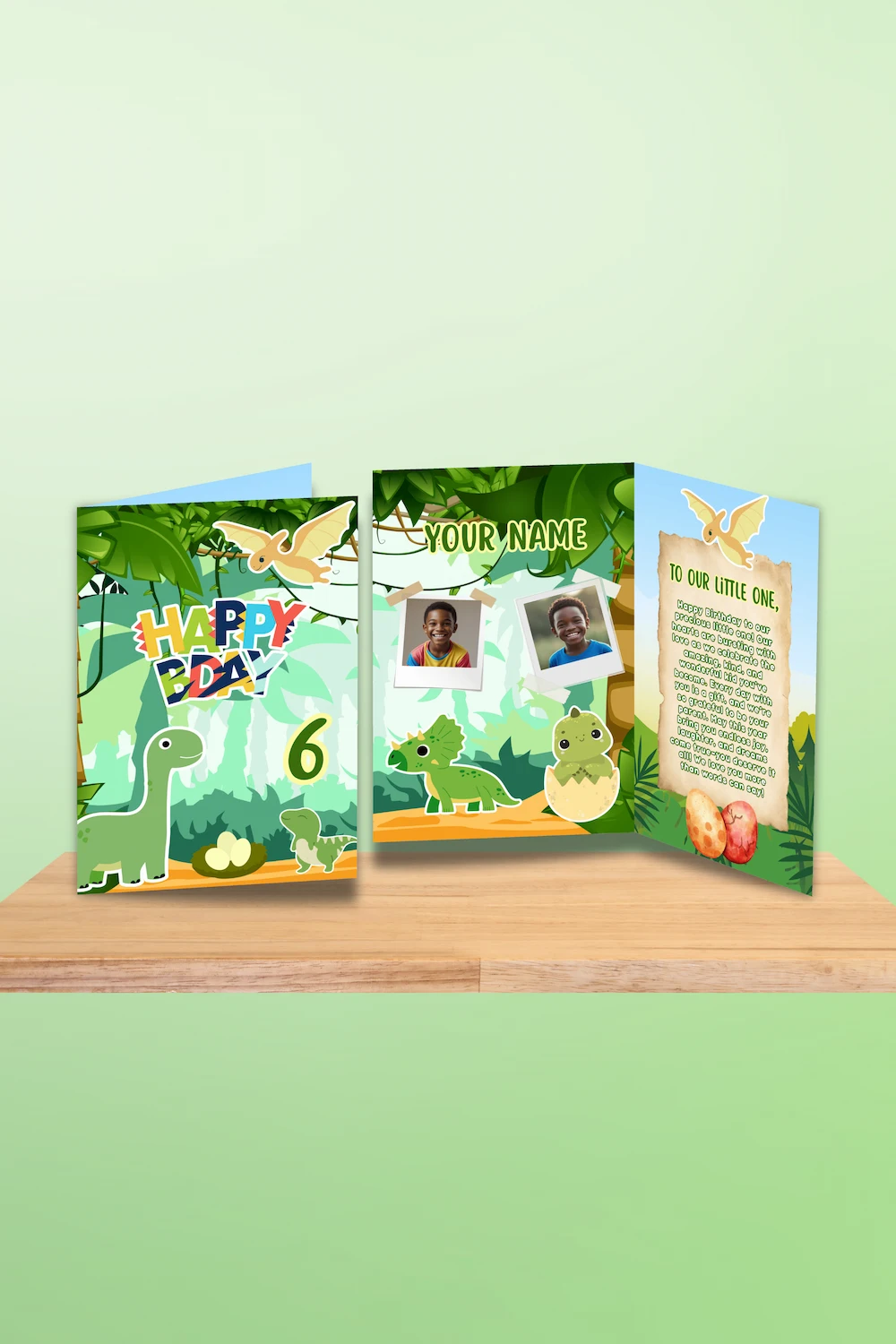 Copy of Dino Party - Jumbo Card (1)