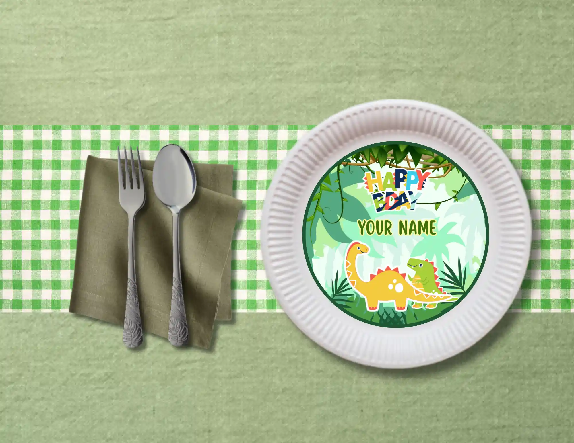 Copy of Dino Party - Plate