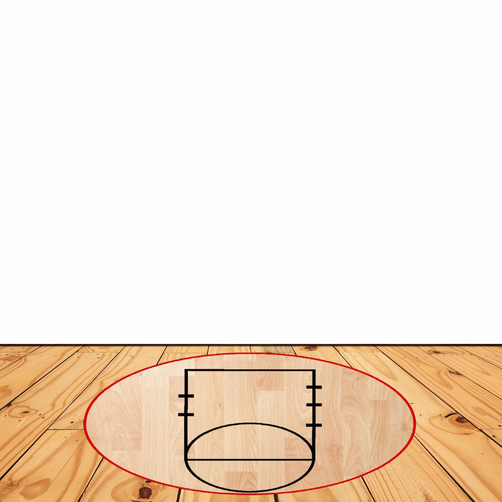 Copy of EZPZ Back to School, Basketball Theme- floorwrap