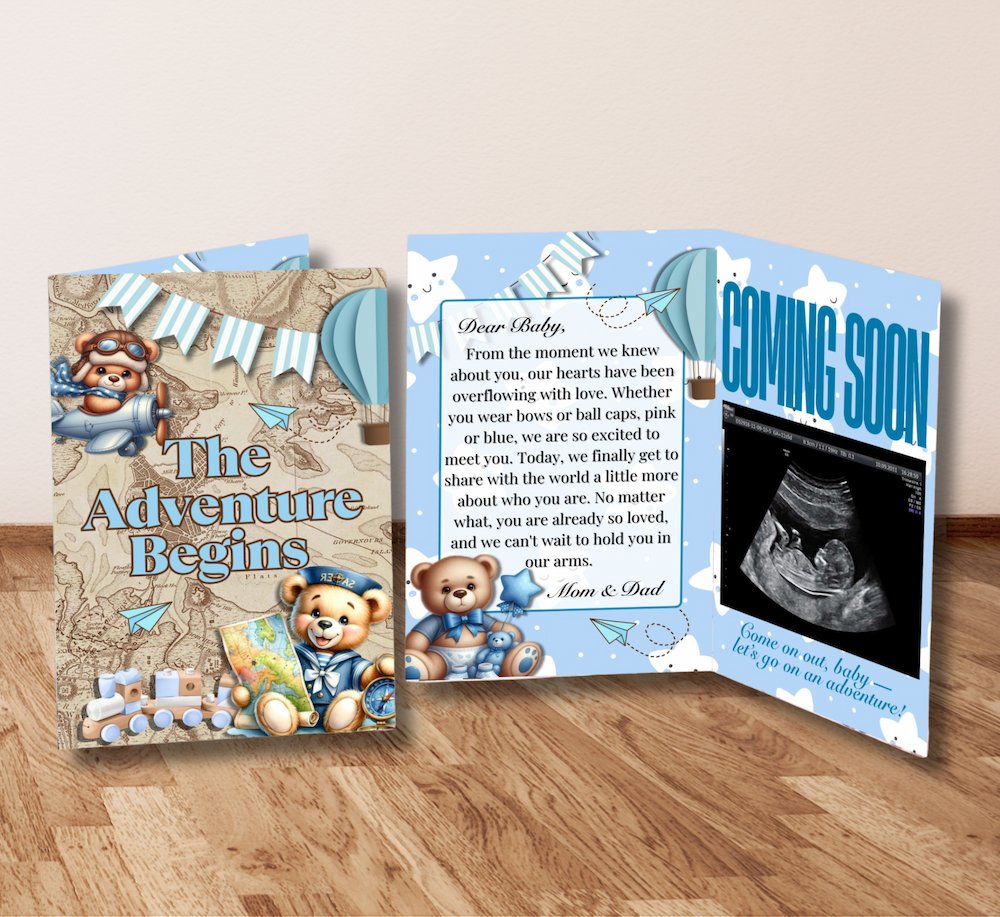 Copy of EZPZ The Adventure Begins Boy Theme - Jumbo Card (2)