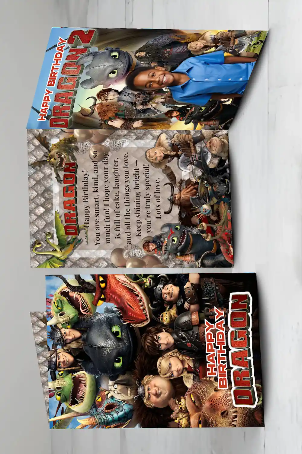 Copy of How to train your Dragon - Jumbo Card