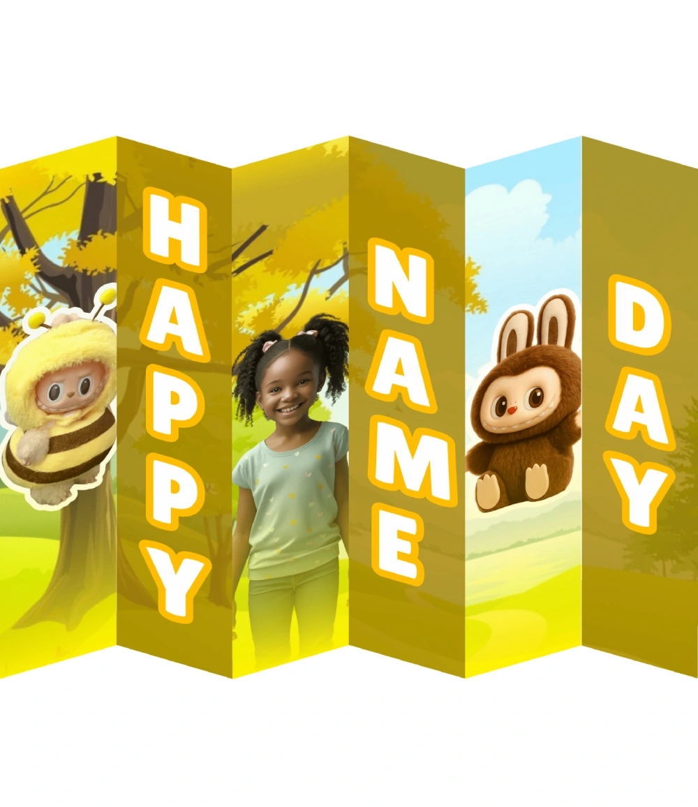 Copy of Labubu Party - Accordion Wall (1)