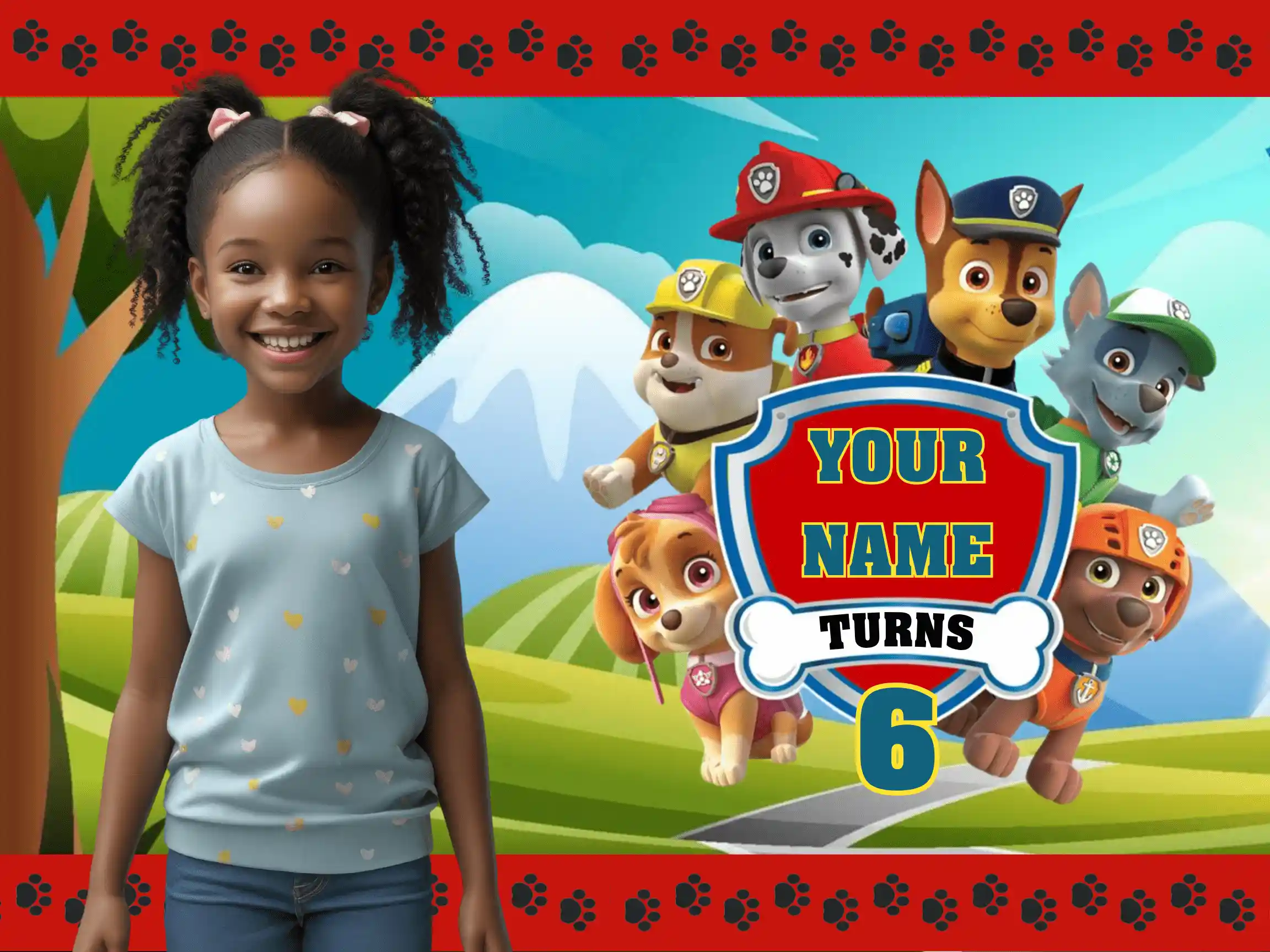 Copy of Paw Patrol Pups Playtime - Yard Sign