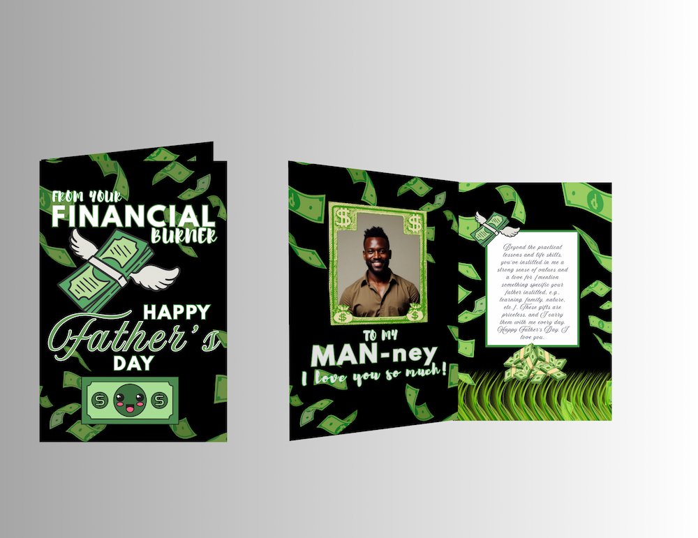 Copy of To my Man ney - Jumbo Card (1)