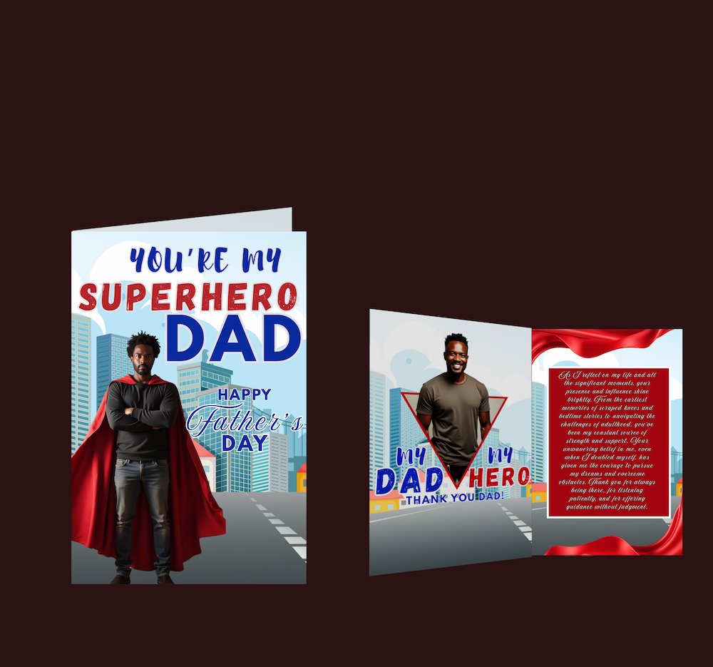 Copy of Youre my superhero - Jumbo Card (1)