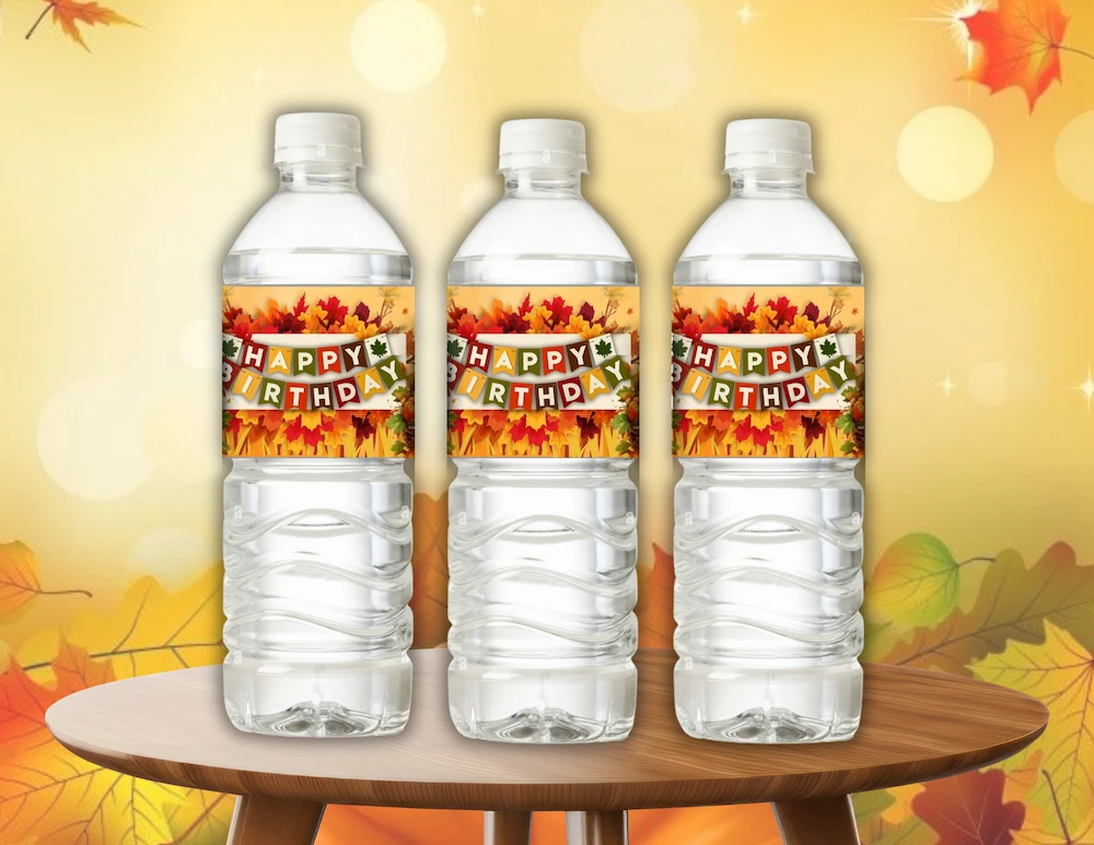 Water Bottle Label mock up